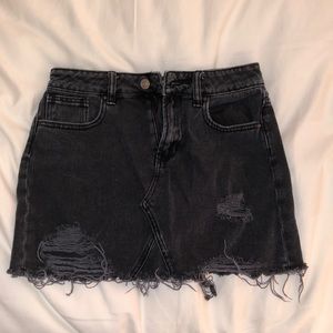 Pacsun Black Denim Skirt